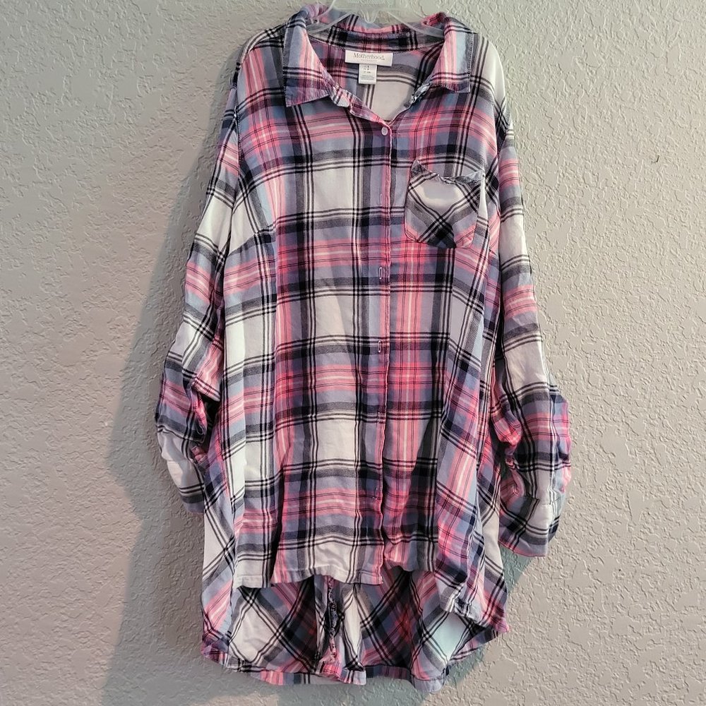 Motherhood brand Long Sleeve Button Up Maternity Shirt